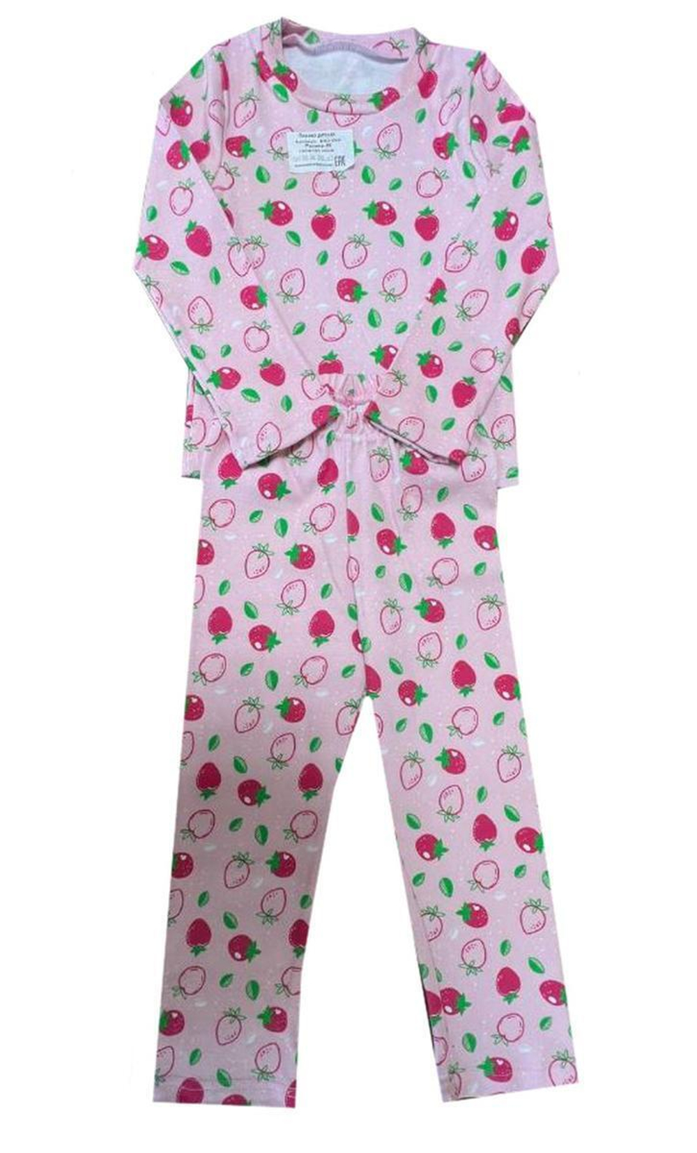 Пижама для девочек BR3-002 р.32 роз.клубника (Boru)