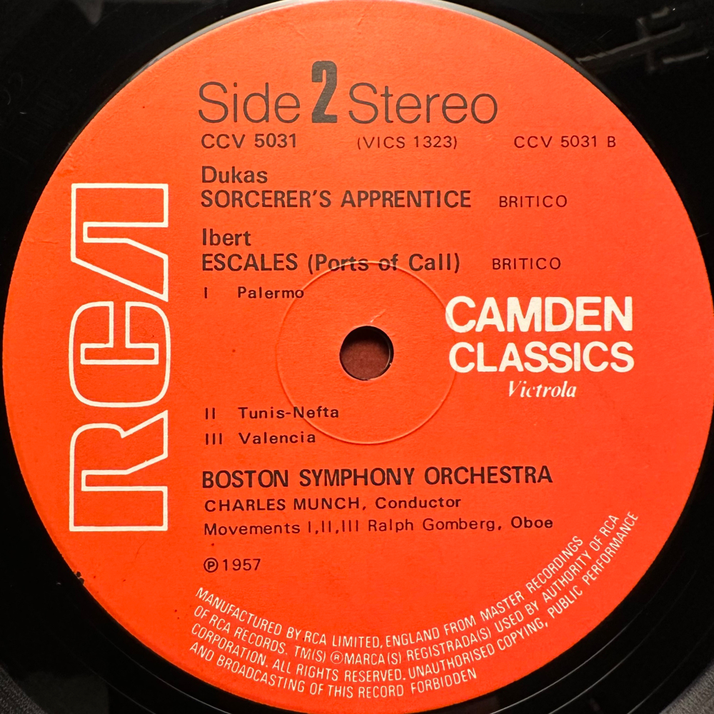 Равель - Болеро, Вальс, Дюка - Ученик чародея, Иберт - Гаммы (Англия)