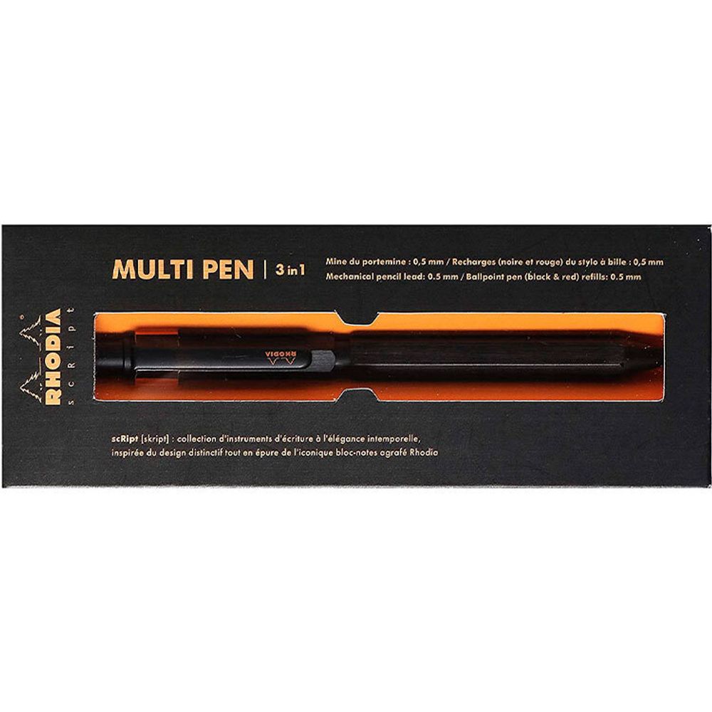Ручка мультисистемная Rhodia MULTI PEN два стержня и карандаш 0,5 (9342C) 5