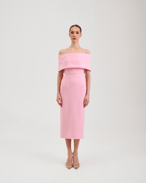 Платье Barbie (Барби) миди, розовое