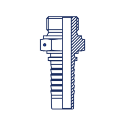 Фитинг DN 25 BSP (Ш) 1.1/4 Interlock