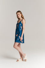 Шелковая комбинация мини - греческий завтрак