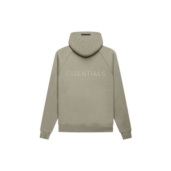 Fear of God Essentials Pullover Hoodie Pistachio FW21 Logo