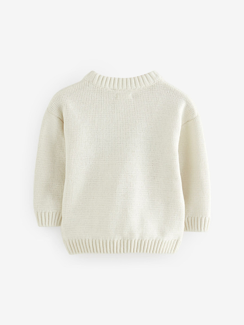 Джемпер для мальчика Next E27-749, Молочный