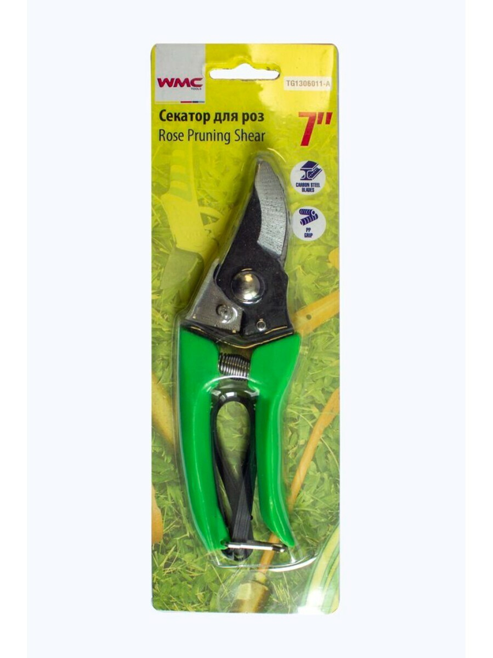 Секатор садовый с фиксацией(L-165мм) WMC TOOLS WMC-TG1306011-A