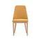 Стул Rosie желтый с ножками из массива ясеня