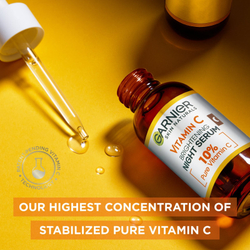 Garnier Skin Naturals Vitamin C - ночная сыворотка с осветляющим эффектом /  z witaminą C 30  ml  / GTIN 3600542541657