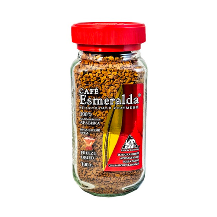 Кофе растворимый Cafe Esmeralda Ирландский крем, 100 г, стеклянная банка