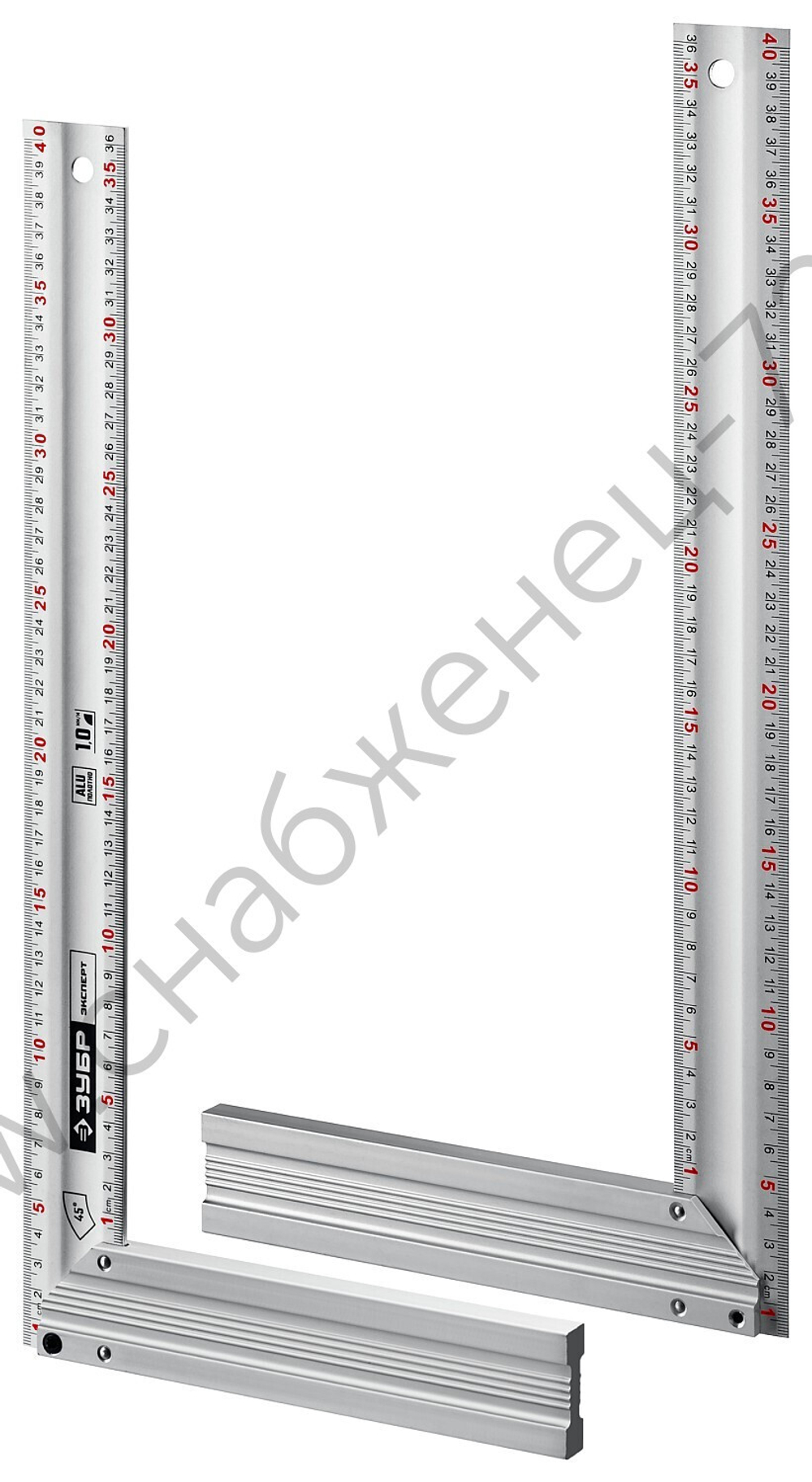 ЗУБР 400 мм, жесткий столярный угольник, Профессионал (34392-40)