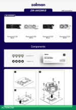 Комплект крепления кулера Zalman Stand Off B x4 + Rubber x4 (ZM-AM5MKB)
