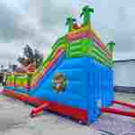 Коммерческий надувной батут «Тигриная страна 4», 10*5*5 м