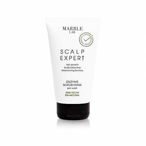 Marble Lab Энзимная скраб-маска Scalp Expert для кожи головы,150 мл