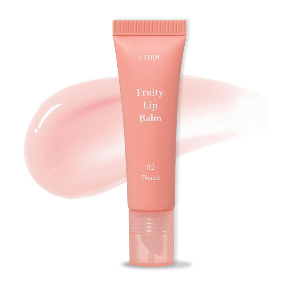 Фруктовый увлажняющий бальзам для губ Etude Fruity Lip Balm — 02 Peach