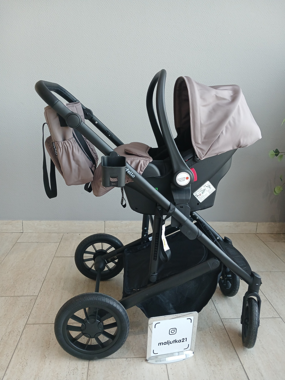 Коляска модульная 3в1 Sola Trio Comfort (Greige/Серый)