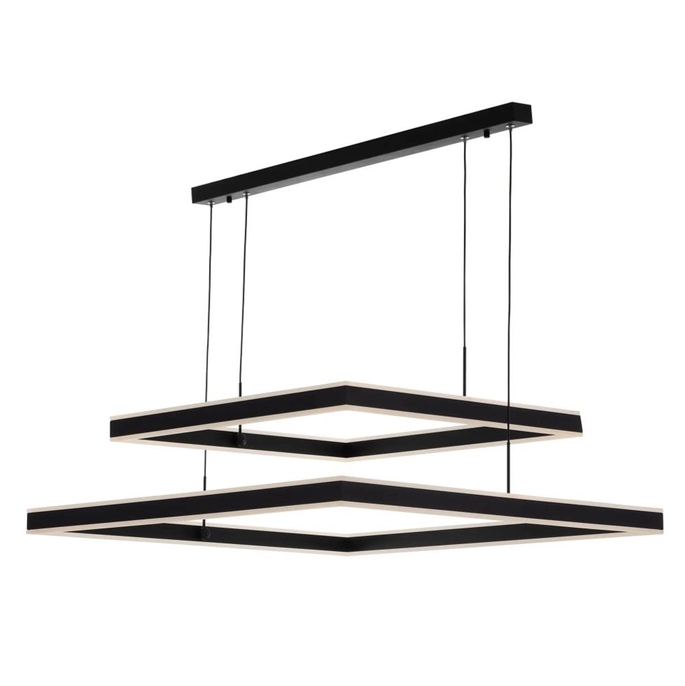 Citilux Дуэт CL719K211 LED Люстра подвесная с пультом Чёрная