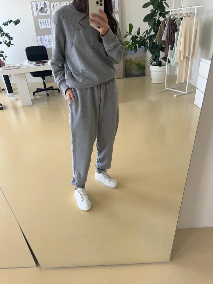 БРЮКИ БРАНДО СЕРЫЙ МЕЛАНЖ