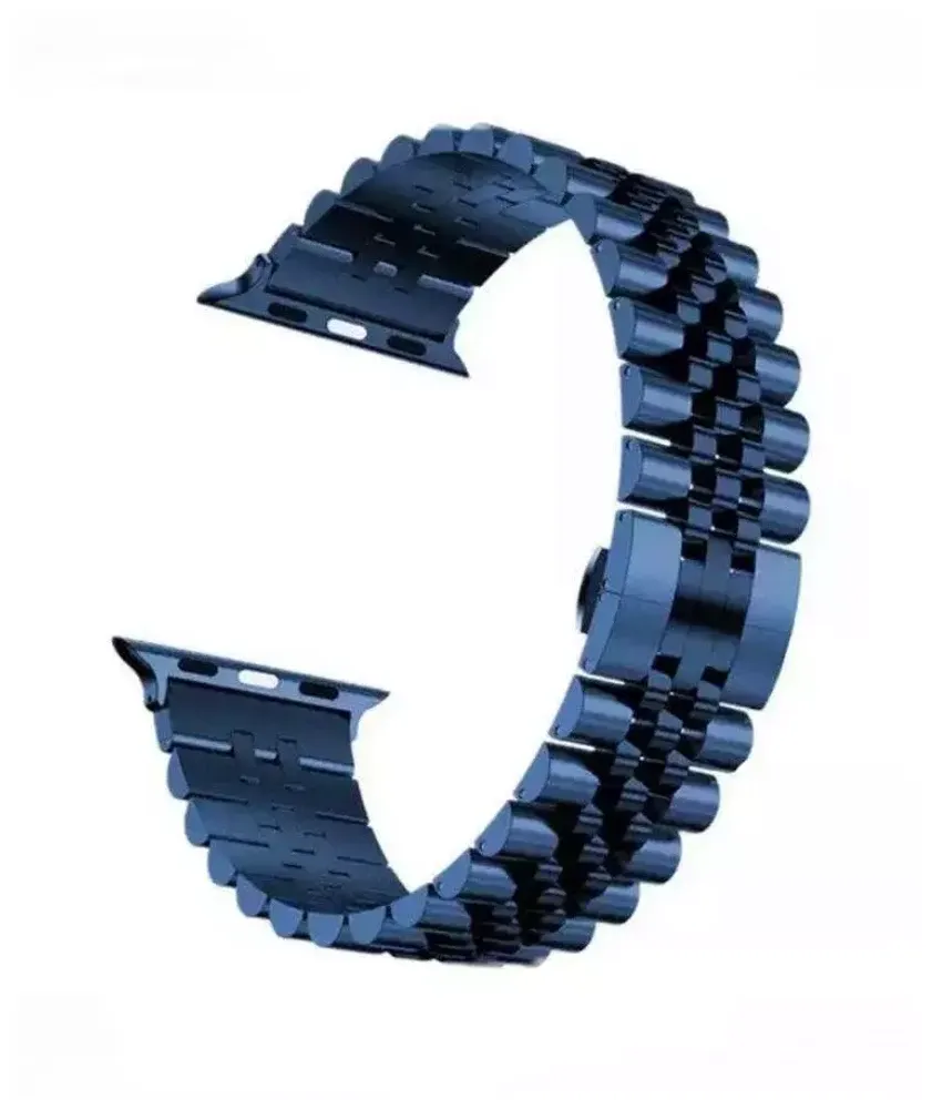 Браслет-ремешок для Apple Watch METALLIC (38-40mm) синий