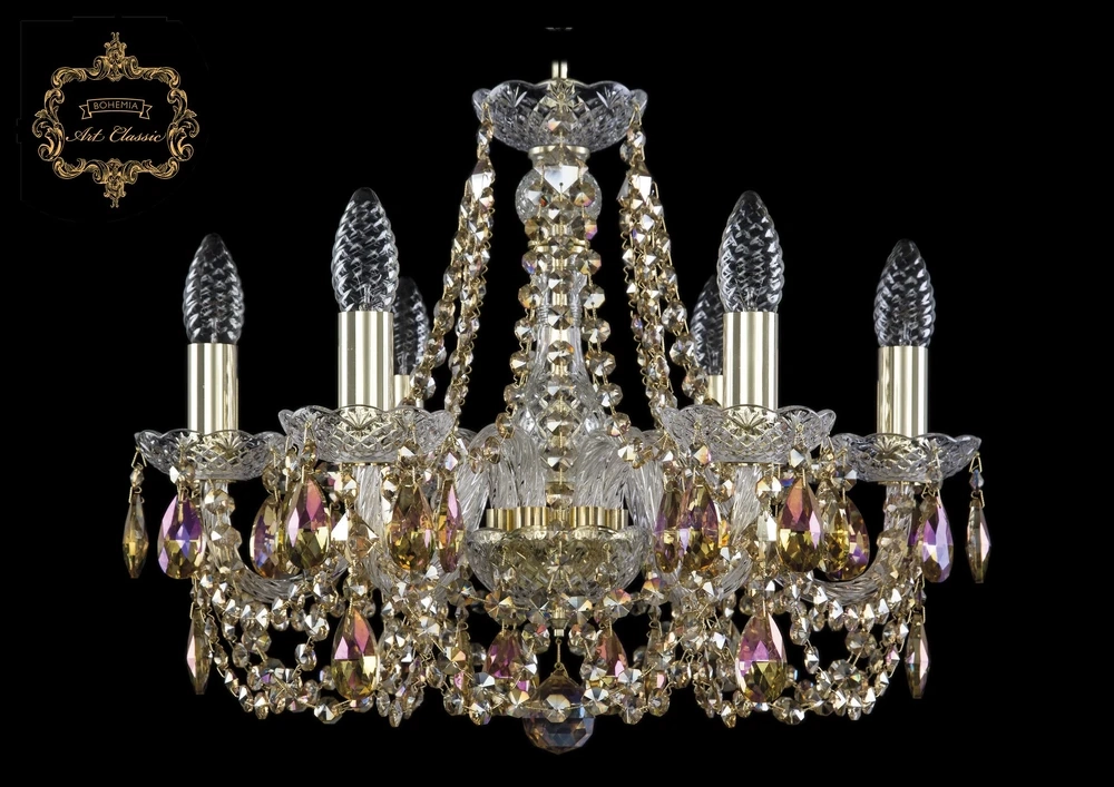 Подвесная люстра Art Classic 11.11.6.165.Gd.Sp.R777
