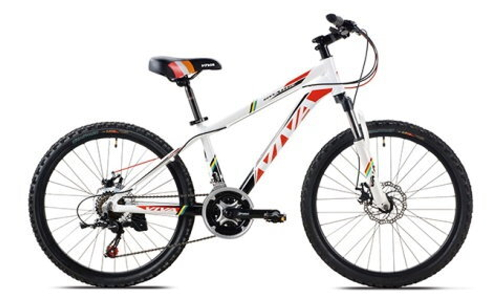 Велосипед VIVA 24" GSPARK-2 (195) ЧЕРНО-КРАСНЫЙ