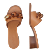 Кожаные шлепанцы See By Chlo\u00e9 - коричневый(SB42012A 19096)