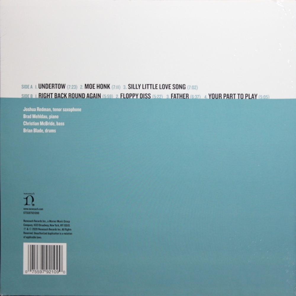 Joshua Redman, Brad Mehldau, Christian McBride, Brian Blade / RoundAgain (LP)