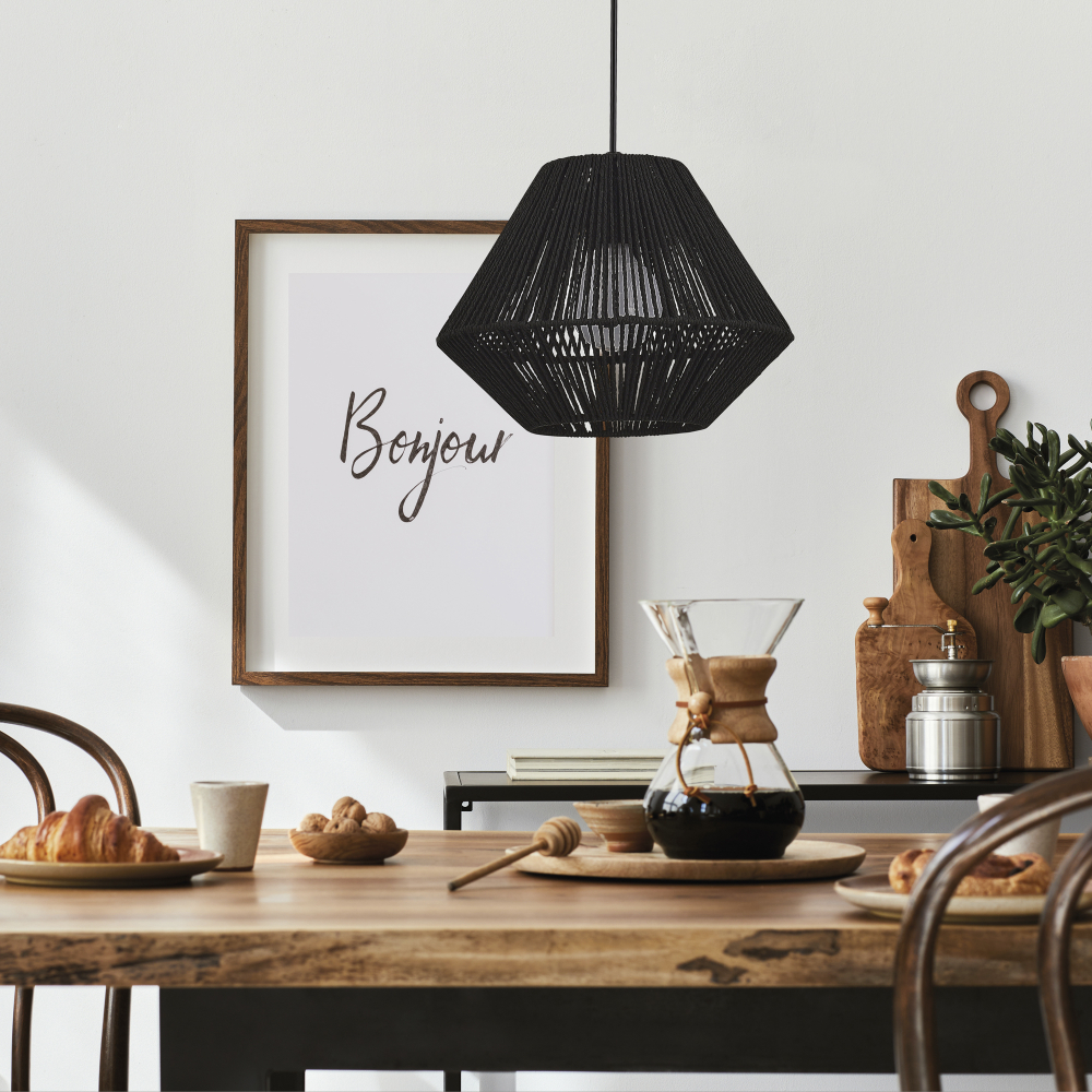 SLE6025-403-01 Светильник подвесной черный/черный E27 1*40W ETTAN