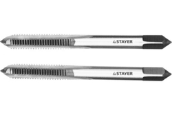 Комплект метчиков MASTER сталь 9ХС М12х1 75 2 шт. Stayer 28025-12-1.75-H2