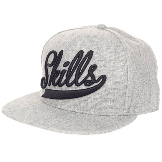 Бейсболка SKILLS 01 (Серый (Grey Melange)