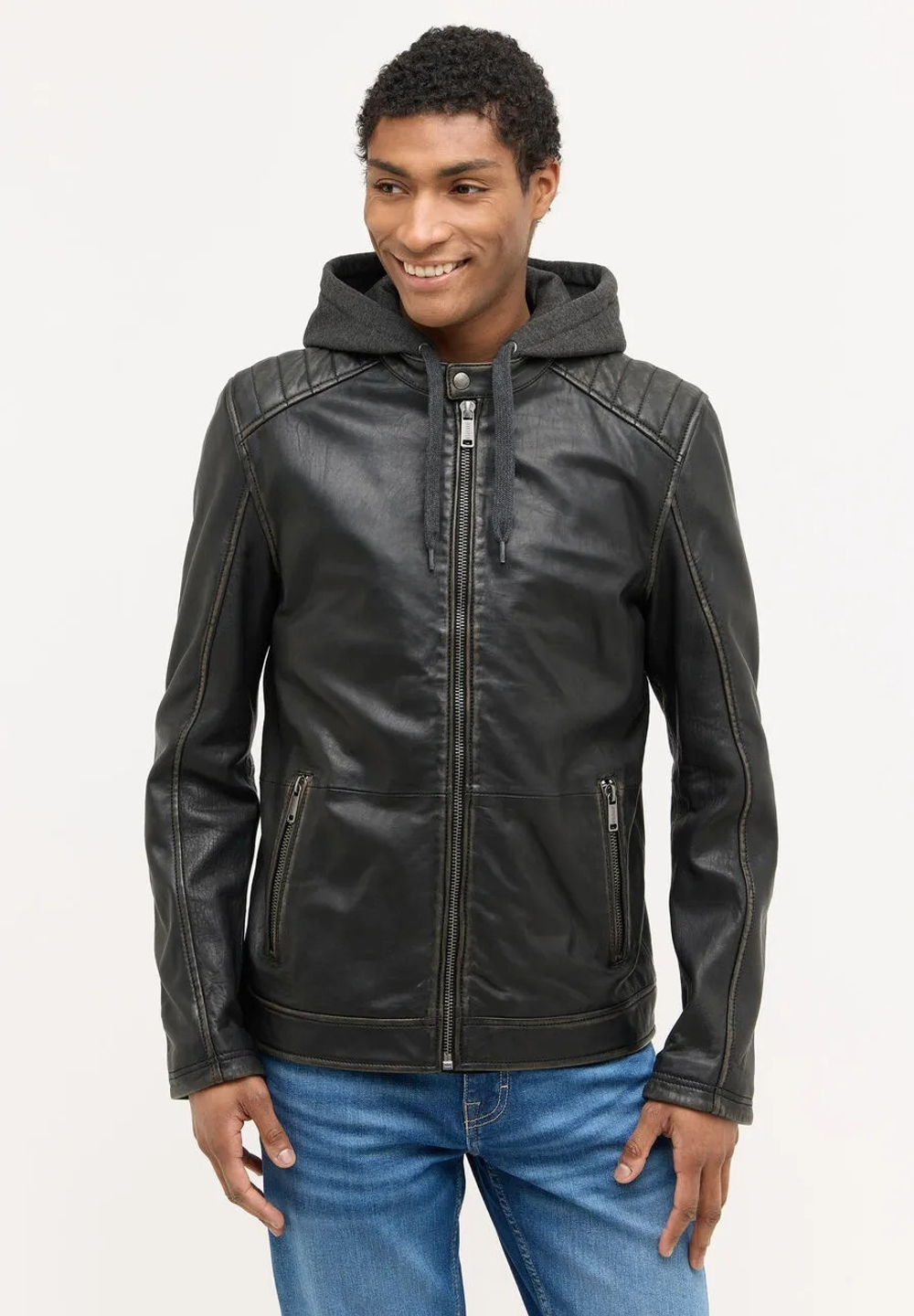 Leather jacket for men under 1000 clearance