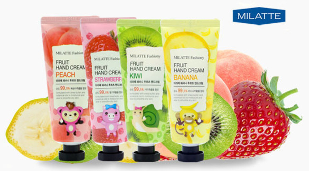 Milatte Fashiony Fruit Hand Cream Banana крем для рук с экстрактом банана