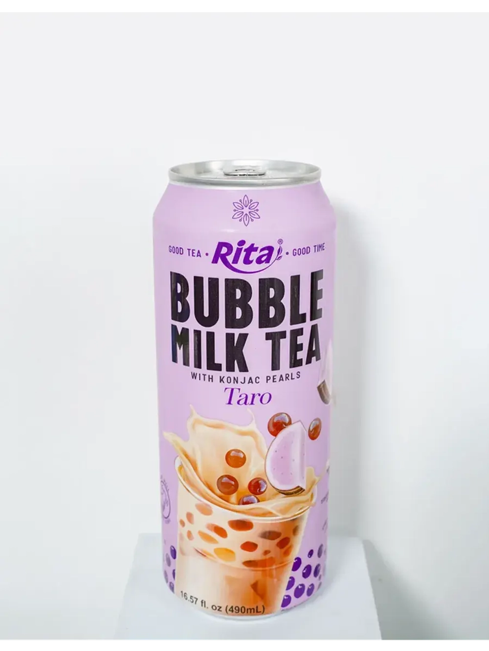 Молочный чай Бабл Ти со вкусом Таро 490 мл * 6 шт