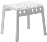Табурет пластиковый Nardi Poggio, белый