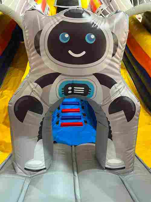 Коммерческий надувной батут «Робот» 8x6x6.5 м