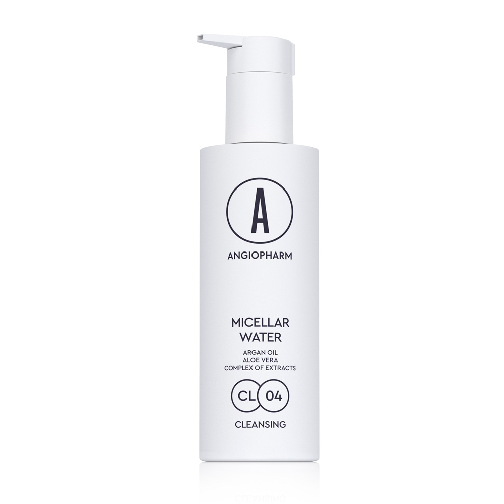 ANGIOPHARM МИЦЕЛЛЯРНАЯ ВОДА С МАСЛОМ АРГАНЫ, 200 мл. | MICELLAR WATER