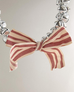 ZARA HOME ЕЛОЧНОЕ УКРАШЕНИЕ «ВЕНОЧЕК», СЕРЕБРЯНЫЙ