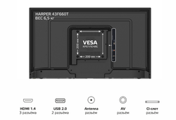 Телевизор Harper 43F660T