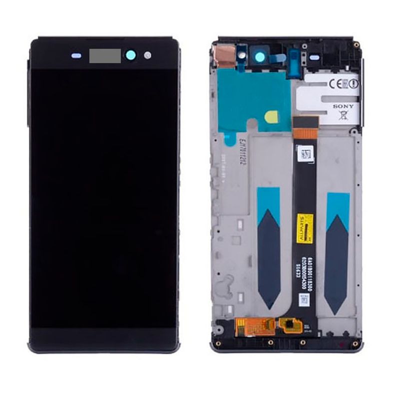Дисплей для Sony C6 Xperia XA Ultra в сборе с тачскрином на рамке (Black)