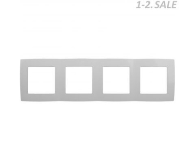 Рамка 4-я белая 12-5004-01 ЭРА