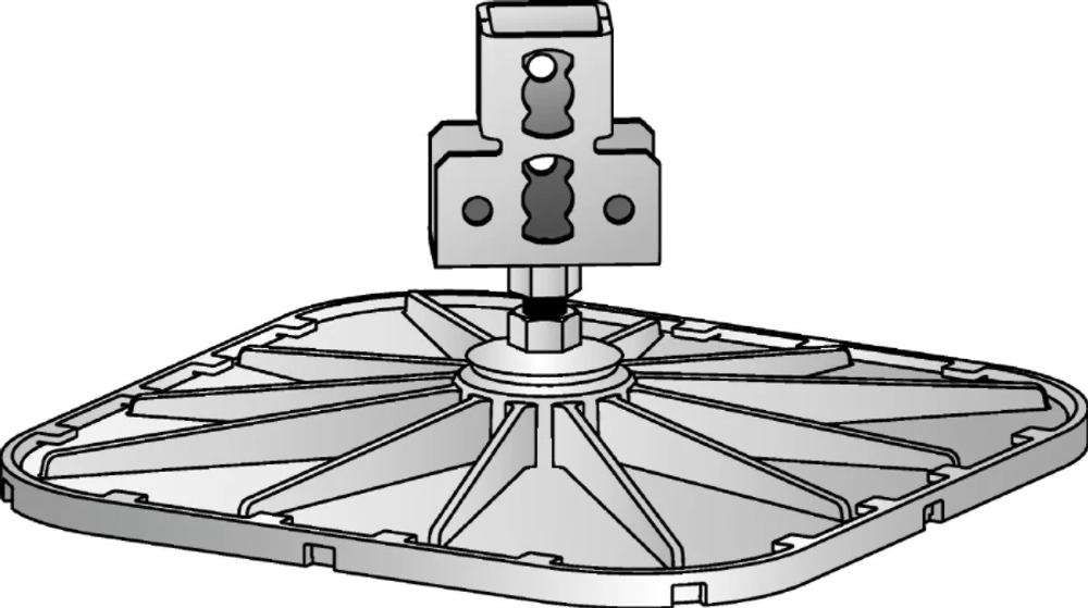 Опора для мягкой кровли MV-LDP 345х345