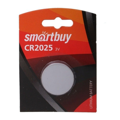 Элемент питания Smartbuy CR2025 BL/1 (комплект 5 шт)