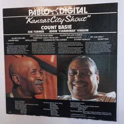 Винтажная виниловая пластинка LP Count Basie, Joe Turner, Eddie CleanHead Vinson Kansas City Shout (Japan 1980)