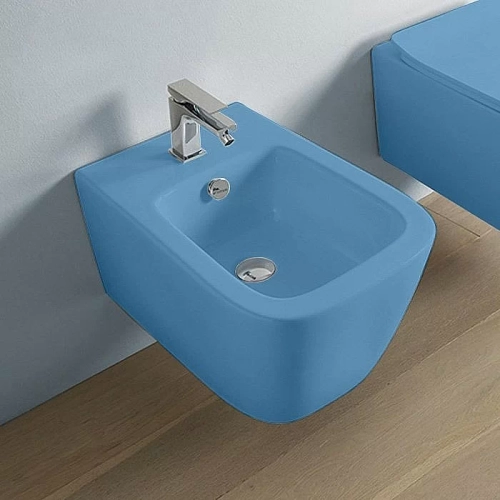 Биде подвесное Artceram A16 Blu Avio