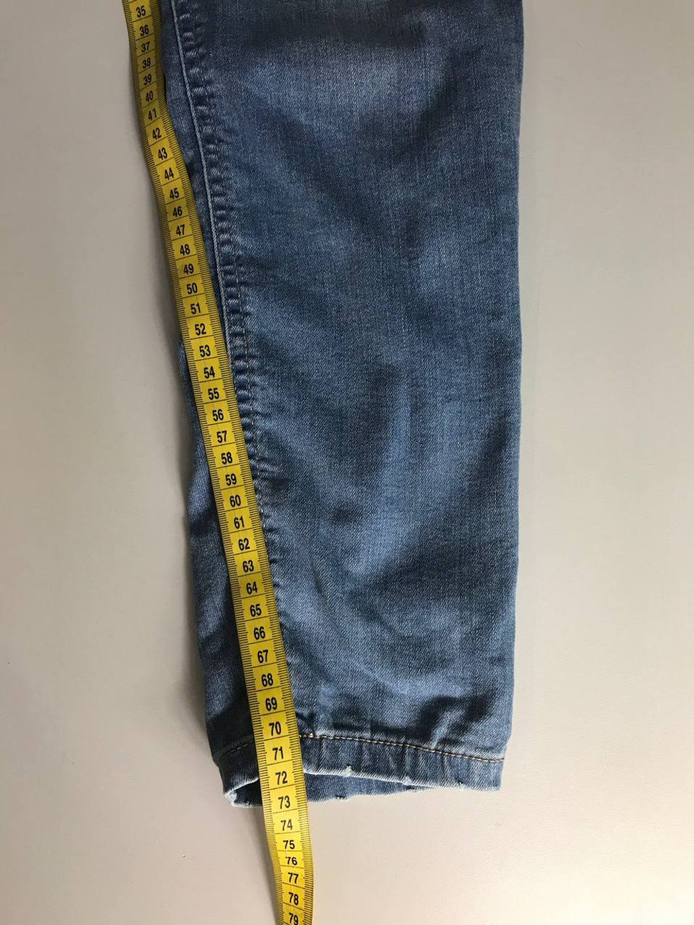 Джинсы для модных образов, маркировка 38, визуально на 44/46 размер