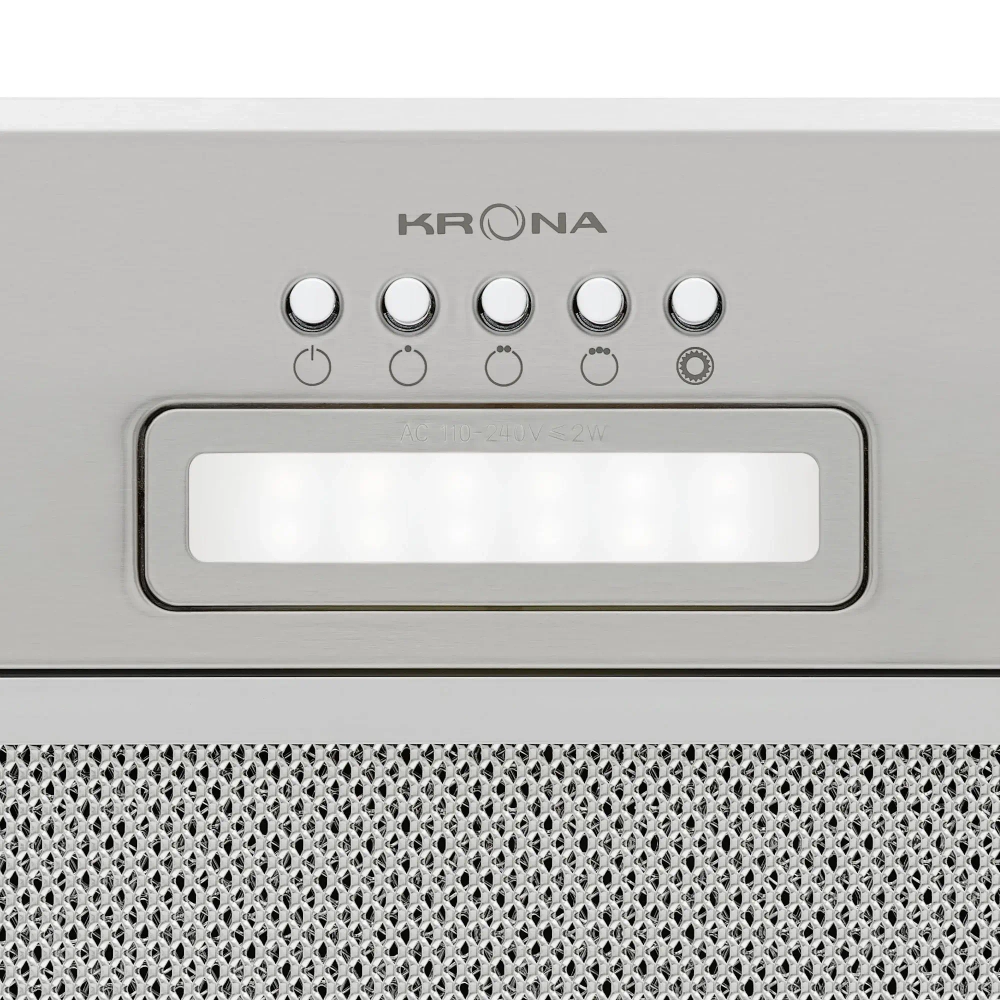 Встраиваемая вытяжка Krona AMELI LIGHT 600 INOX PB