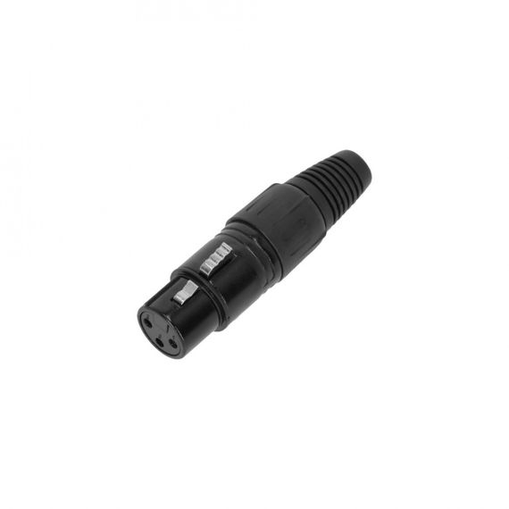 Adam Hall K3CXF3BLK - разъем XLR, Female, 3-pole, черный