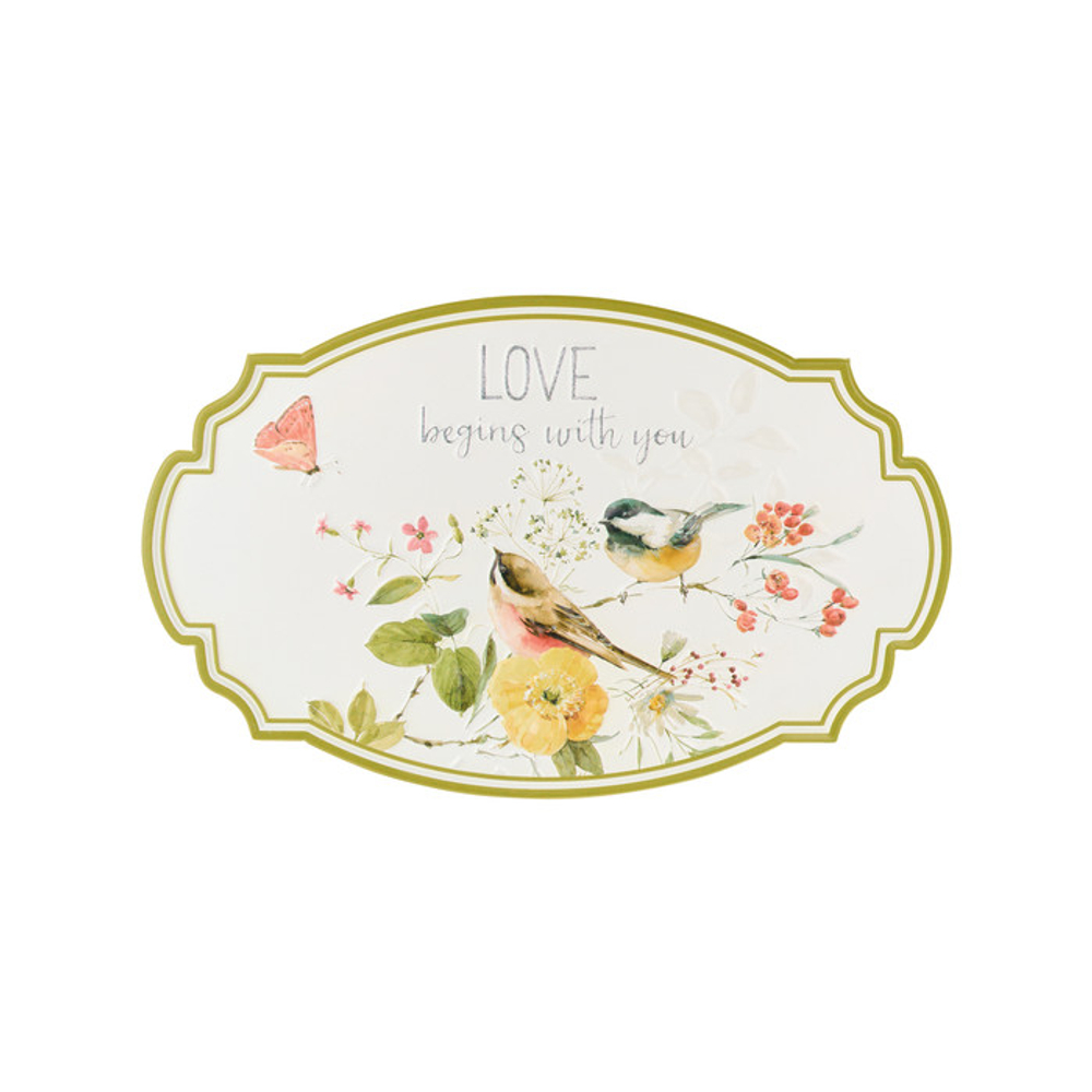 Табличка декоративная "Любовь" 42xH 26.5см