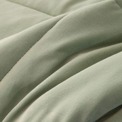 Комплект постельного белья с одеялом Сатин Велюрия Люкс с Одеялом «Яркая зелень»