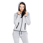 Толстовка Kevin Levrone Hoodie Jacket Melange Grey