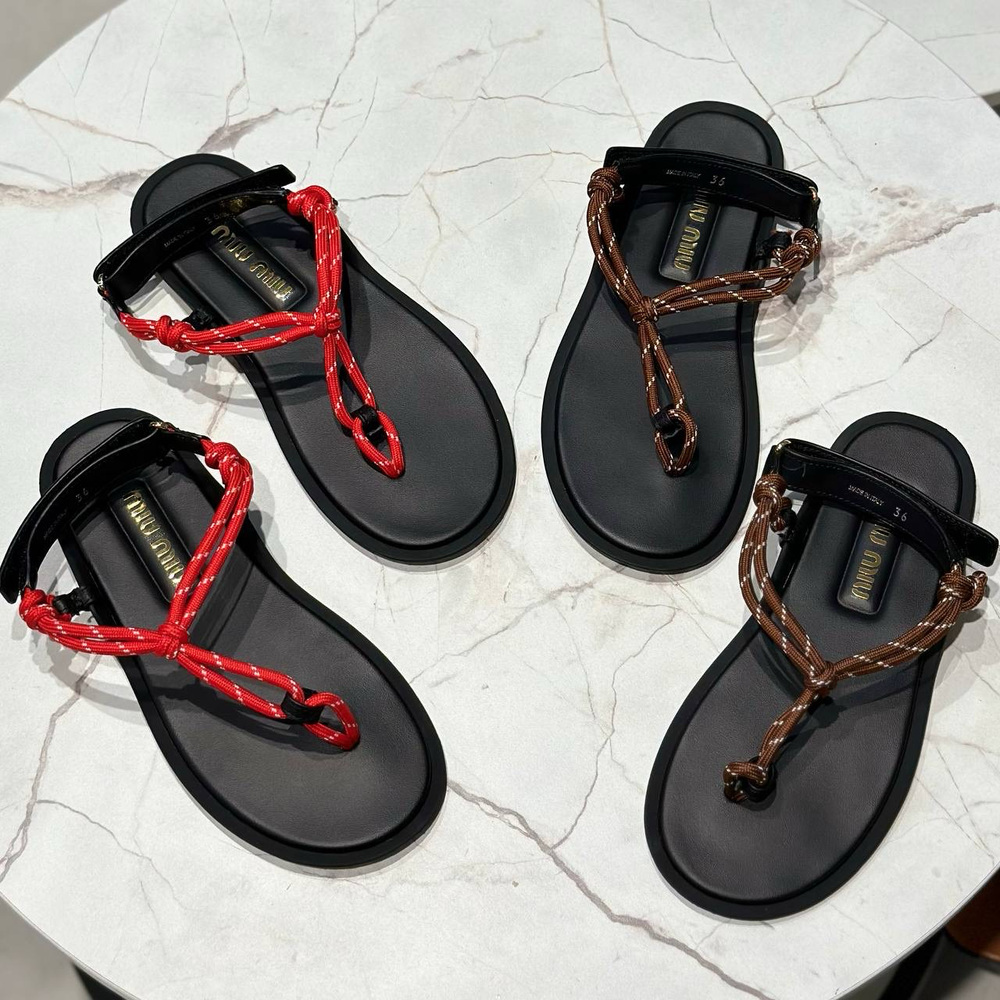 Шлепанцы Miu miu