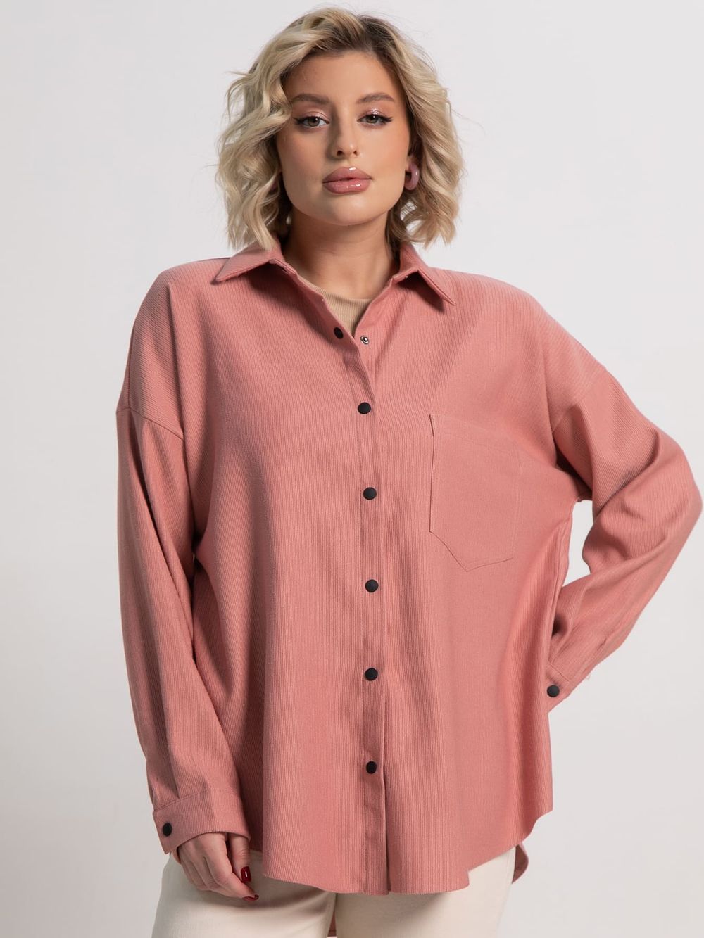 Рубашка Загадочная девушка (пыльная роза) Б15170-4М LT Collection